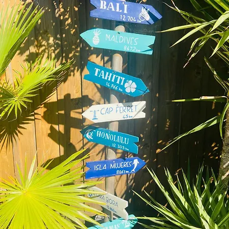 Privat bolig Evasion Tropicale - D'artiste Avec Jacuzzi Prive Dans Un Jardin Exotique Mérignac