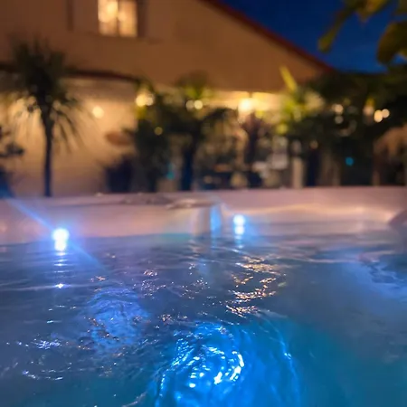 Evasion Tropicale - D'artiste Avec Jacuzzi Prive Dans Un Jardin Exotique Pansiyon Mérignac