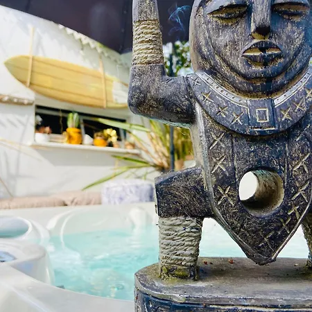 Pansiyon Evasion Tropicale - D'artiste Avec Jacuzzi Prive Dans Un Jardin Exotique *