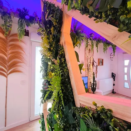 Habitación en casa particular évasion Tropicale - Artiste Bali&jacuzzi Pour Le Avec Baignoire