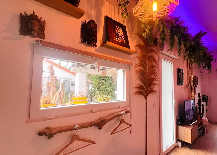 Habitación en casa particular évasion Tropicale - Artiste Bali&jacuzzi Pour Le Avec Baignoire