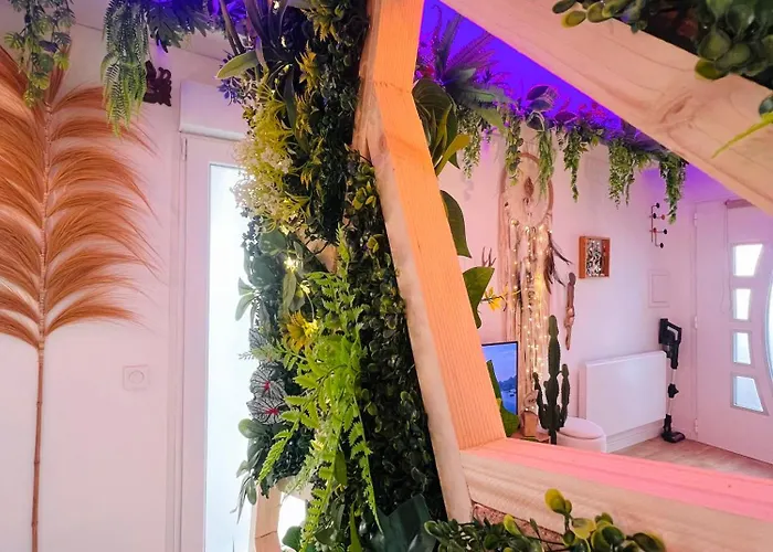 Habitación en casa particular évasion Tropicale - Artiste Bali&jacuzzi Pour Le Avec Baignoire